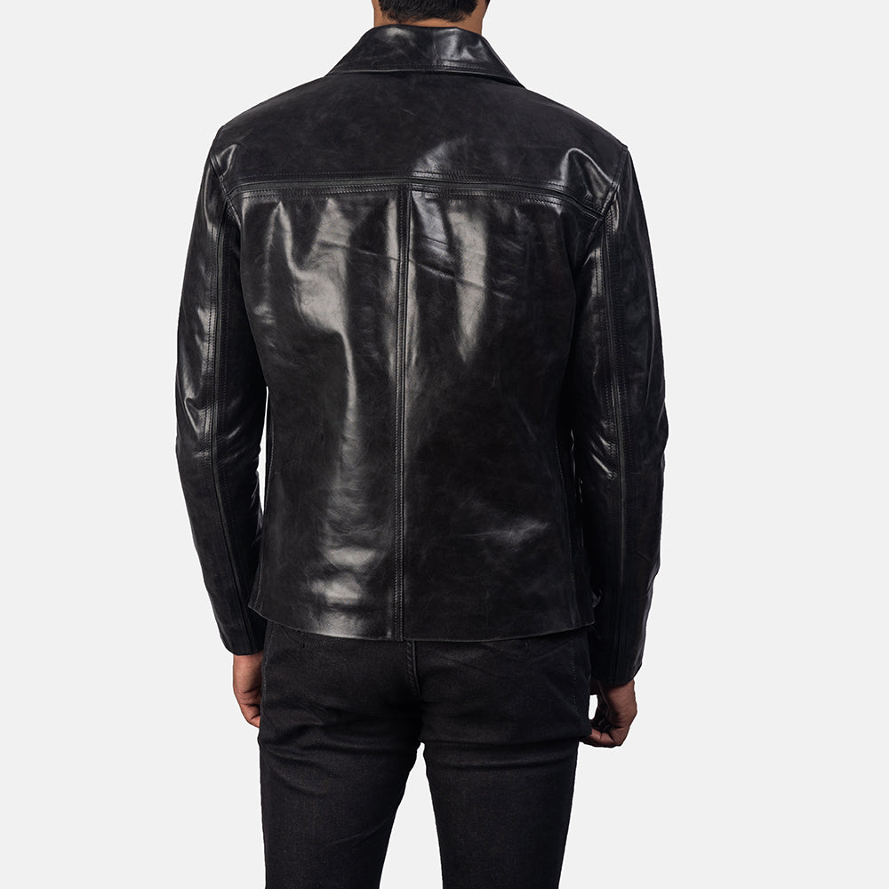 Men's Mystical Black Leather Jacket – The Jacket Maker