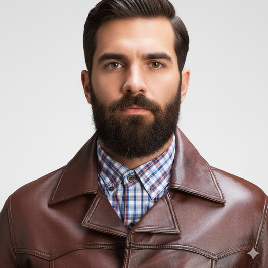 Men's Vincent Alley Brown Leather Jacket – The Jacket Maker