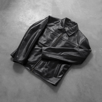 Men's Mystical Black Leather Jacket – The Jacket Maker